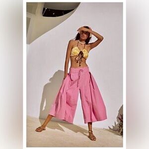 Free People Go to Town cullottes - PINK - NWT - size S